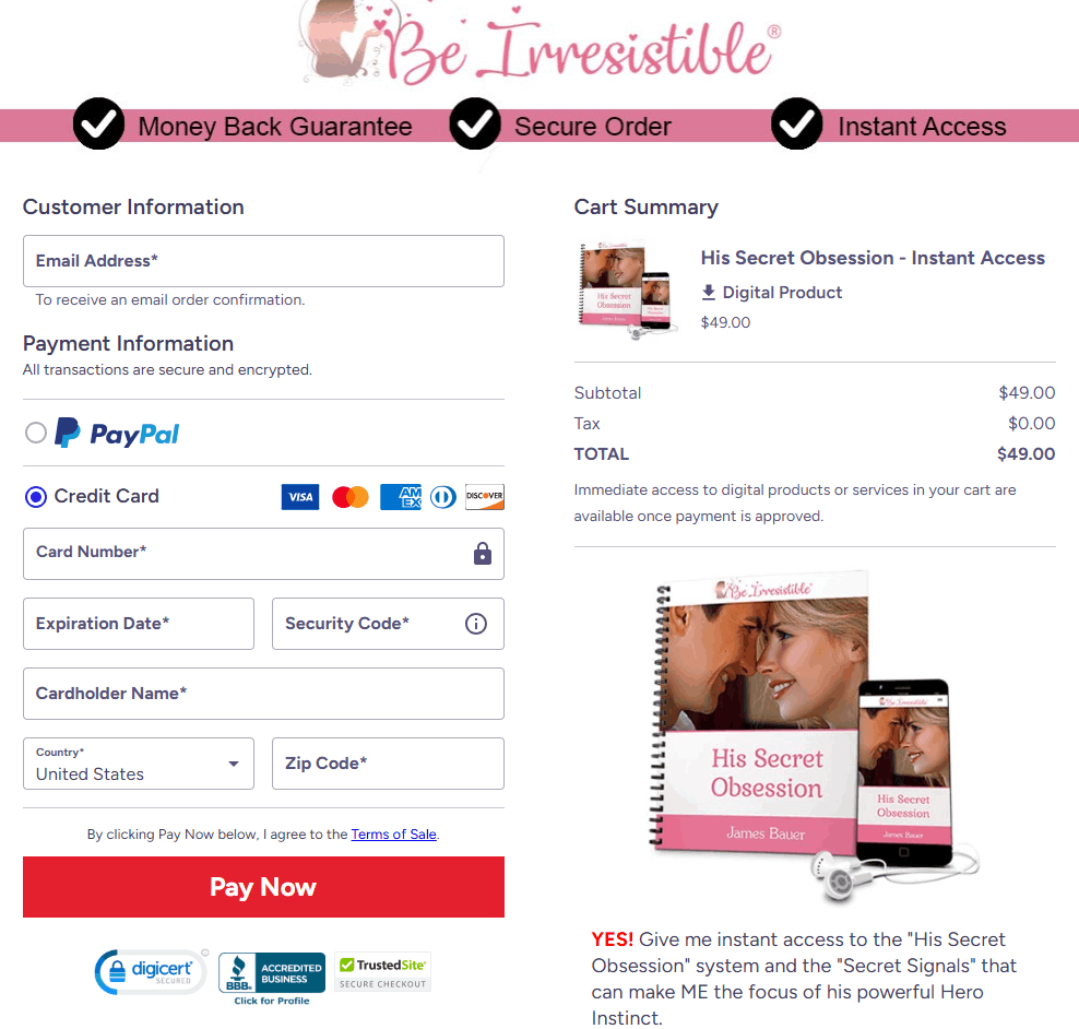 His-Secret-Obsession-checkout-page